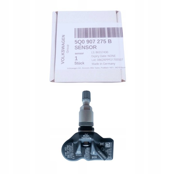 SENSOR DE PRESIÓN NEUMÁTICOS TPMS SKODA OCTAVIA CITIGO RAPID YETI 5Q0907275F 