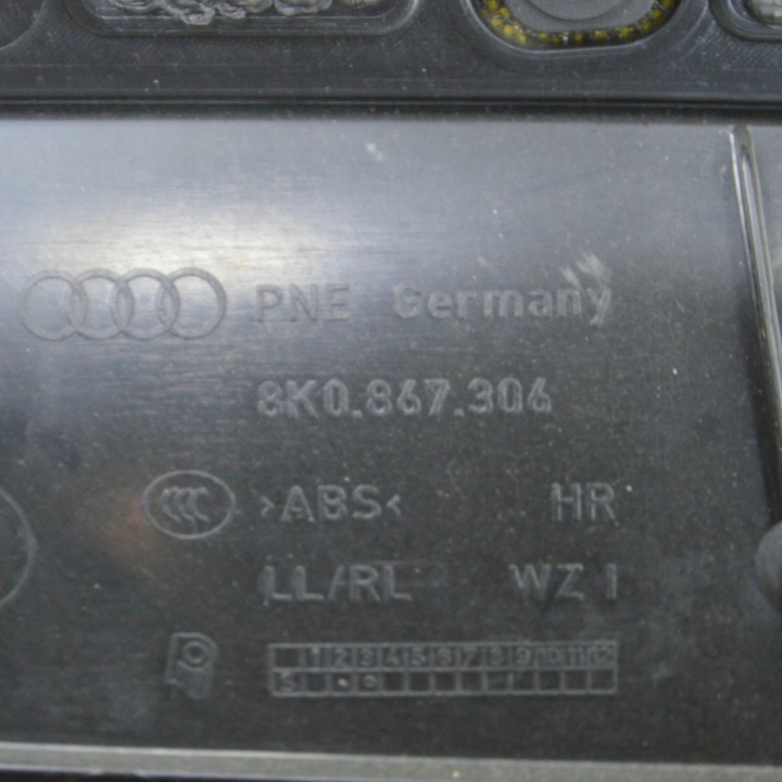 AUDI A4 S4 B8 8K 2010 DROITE CÔTÉ CARDAN BRODERIE PORTES ARRIÈRE