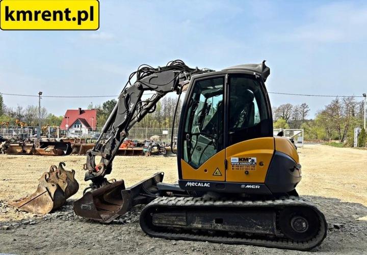 MECALAC 8 MCR MINI-PELLE 2017R. MECALAC 6 MCR, JCB 8065 8080 8085 85 AVEC