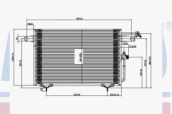 CONDENSADOR NISSENS 94213 