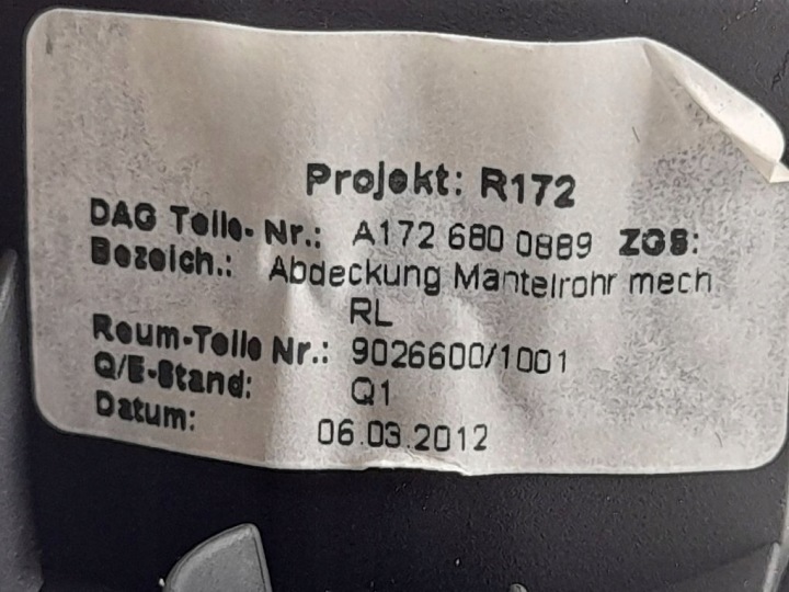 AUTRE PIÈCE SUSPENSIONS AVANT MERCEDES-BENZ SLK R172 1726800889