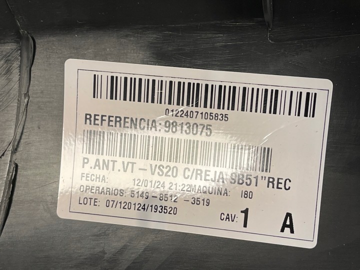 NEUF ORIGINAL PARE-CHOCS AVANT AVANT MERCEDES VITO W447 14-24R A4478859725