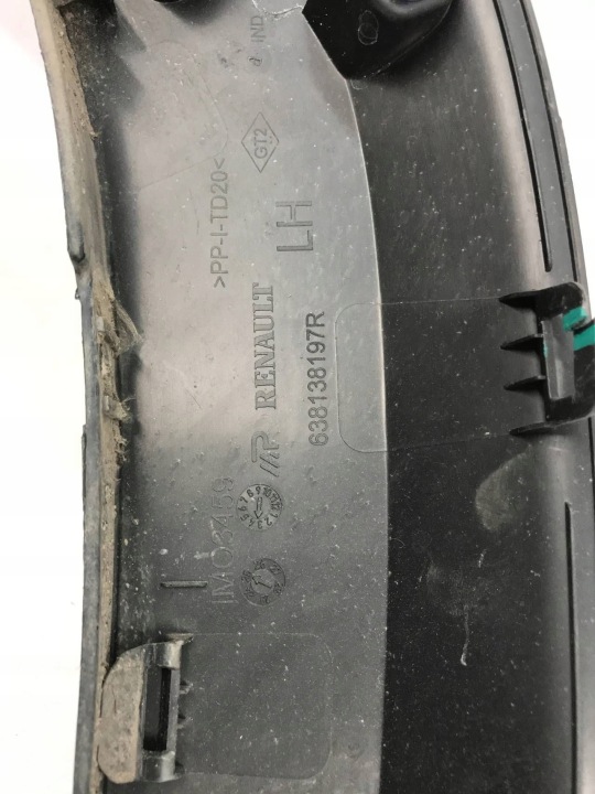 REVÊTEMENT GARDE-BOUE GAUCHE AVANT DACIA DUSTER III 638138197R NEUF ORIGINAL
