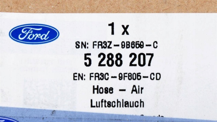 TUYAU FILTRE AIR 5.0 V8 FORD MUSTANG 15- 16 5288207 FR3C-9F805-CD