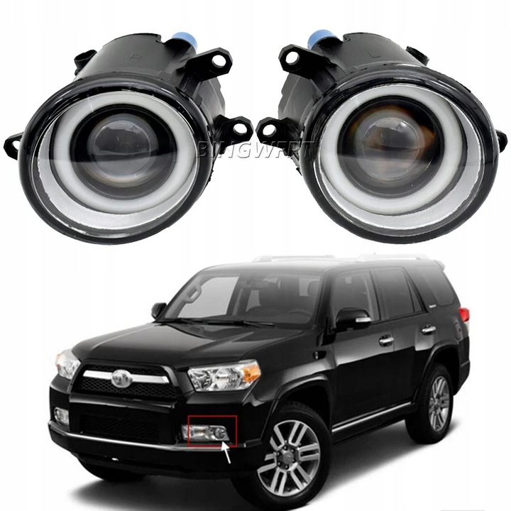 PARA TOYOTA 4 RUNNER 4 RUNNER 2010-2021 DELANTERO PARAGOLPES AUTO DIODO LUMINOSO LED OBIE 