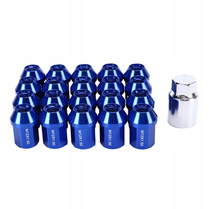20 PCS NAKRETEK KO M12X1,5 35 MM STOP ALUMINIUM 6061, ZAMKNIETE
