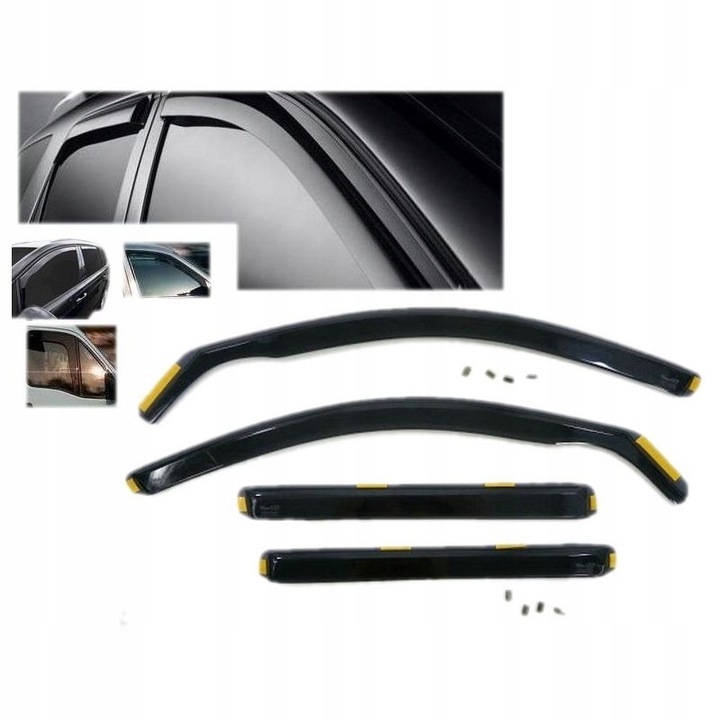 DEFLECTORES VENTANAS HEKO RENAULT CLIO II 4D 1998-2005 