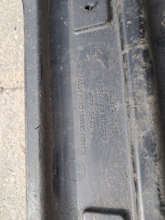 KIA STONIC POUTRE SOUS PARE-CHOCS RENFORCEMENT ARRIÈRE ARRIÈRE 86631-H8410