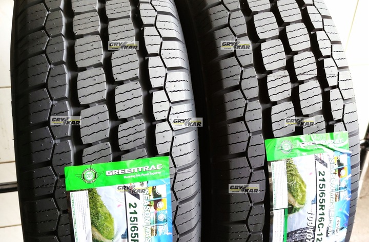 TIRES 215/65/16C GREENTRAC SEASON MASTER VAN 2024R 2 PCS. 3 YEAR WARRANTY 