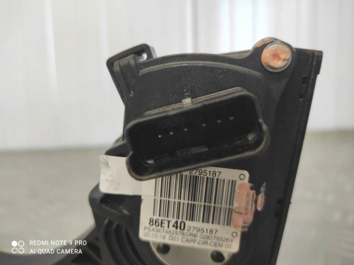 PÉDALE GAZ PEUGEOT EXPERT III CITROEN C4 PICASSO TOYOTA PROACE 9674829780