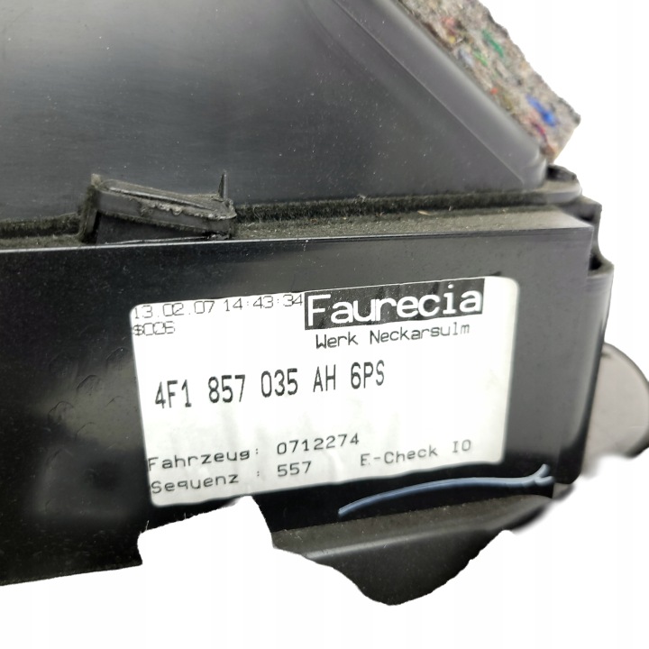 AUDI A6 C6 BOÎTE À GANTS PASSAGER NOIR EUROPE 4F1857035AH SOUL