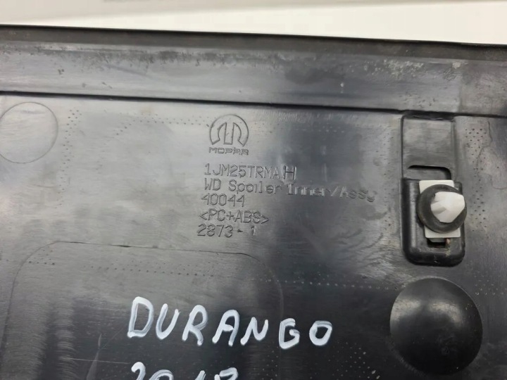SPOILER COUVERCLES DE COFFRE COUVERCLES DE COFFRE DODGE DURANGO (WD) 1JM25TRMAH 28803909 3.6L