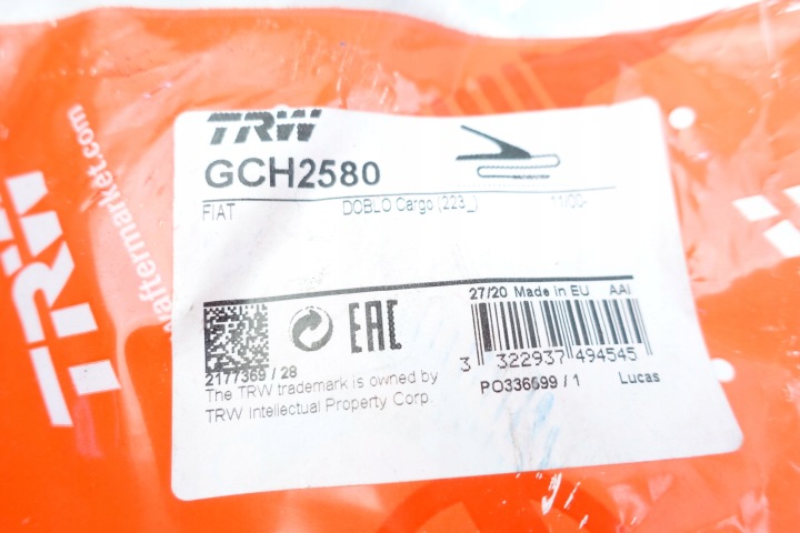 CÂBLE FREINS MANUEL TRW GCH2580