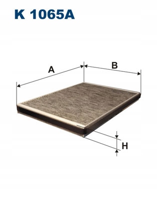 FILTRO DE CABINA FILTRON K 1065A K1065A 