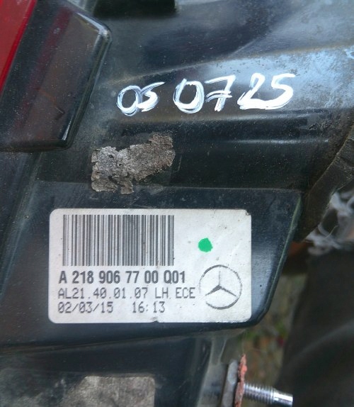 MERCEDES CLS W218 LIFT LED GAUCHE ARRIÈRE PHARE ORIGINAL A2189067700
