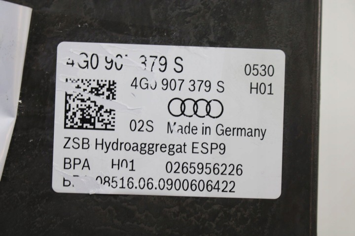 AUDI A6 POMPE ABS 4G0907379S FREINS 4G0614517AK AGRÉGAT BEF 4G0614517AM 4