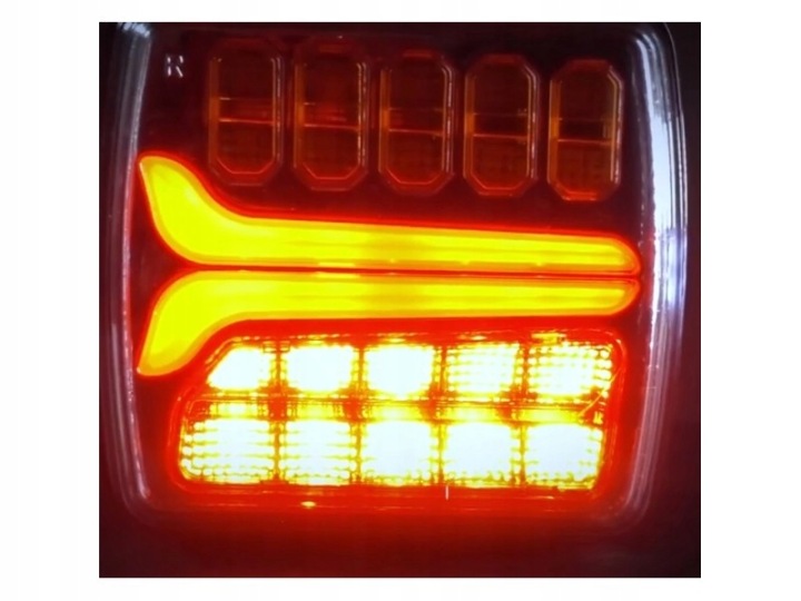 PHARE ARRIÈRE COMBINÉ LED FLOTTANT CLIGNOTANT TRACTEUR REMORQUE ENSEMBLE