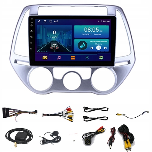 RADIO GPS ANDROID HYUNDAI I20 2012-2014 WIFI 2/32G 