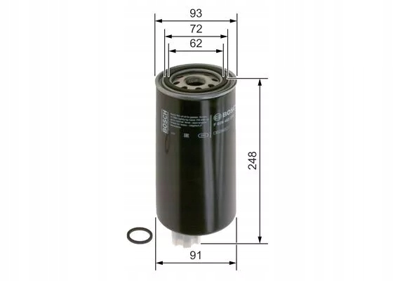 FILTRE CARBURANTS BOSCH F 026 402 272 F026402272