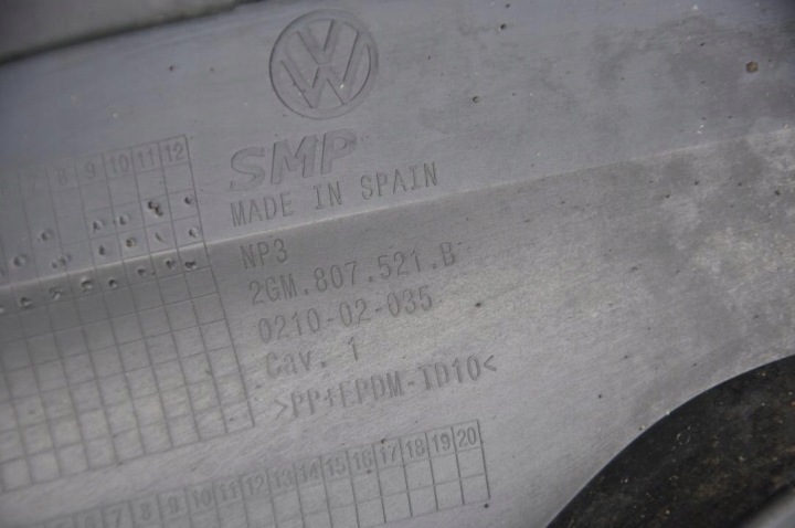 PARE-CHOCS VOLKSWAGEN T-CROSS 2021 AVEC ARRIÈRE 2GM807568A