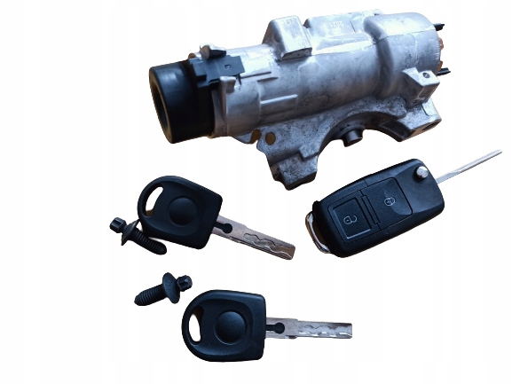 NEUF COMPLÈTE CONTACTEUR D'ALLUMAGE INSERT VERS ALLUMAGE CLÉS TÉLÉCOMMANDE VW T5 TRANSPORTER T5