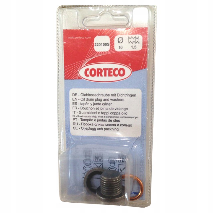 CORTECO PERNO SPUSTU ACEITES NISSAN QASHQAI 1.2 14- 