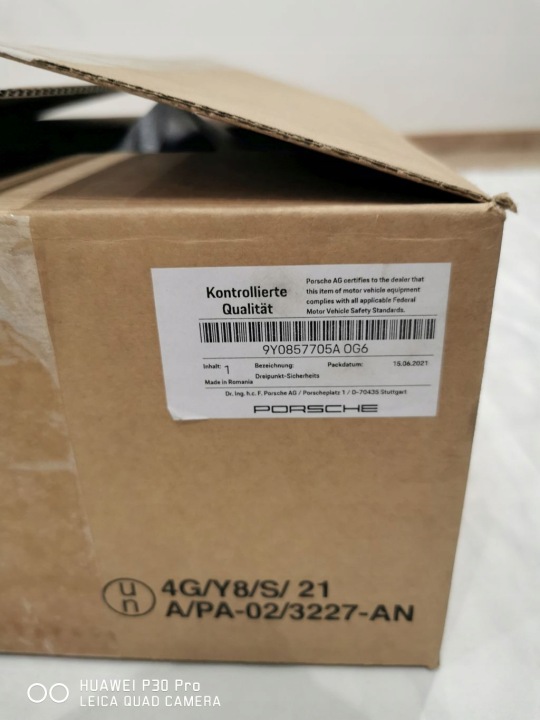 PORSCHE CAYENNE 9Y0 AVANT CEINTURE DE SÉCURITÉ BORDOWY GAUCHE PETIT