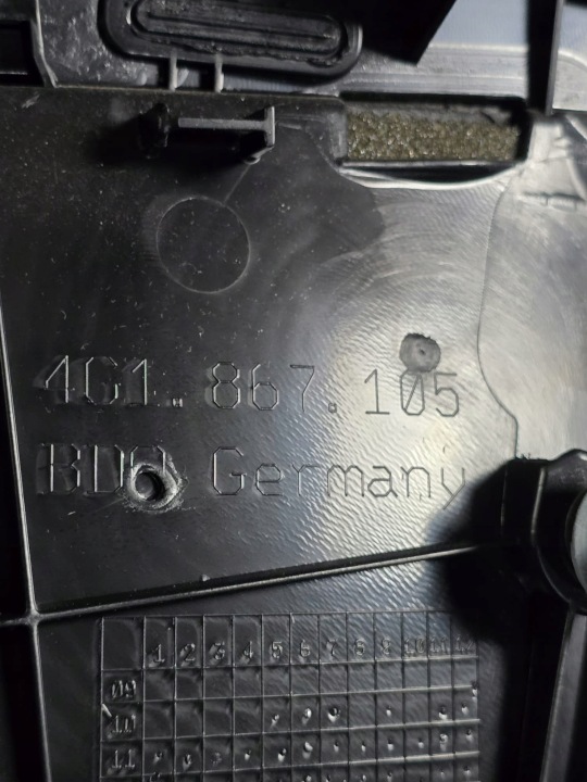 COLLECTEUR CONDUCTEUR PORTES AVANT GAUCHE AUDI A6 C7 4G1867105 AVANT EUROPE