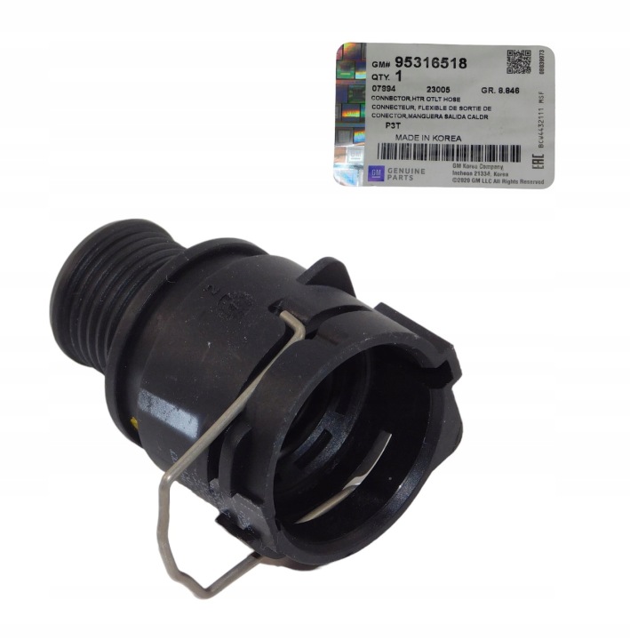 ORIGINALE CONNECTEUR BRIDE SYSTÈMES REFROIDISSEMENT OPEL MOKKA X 95316518 OE