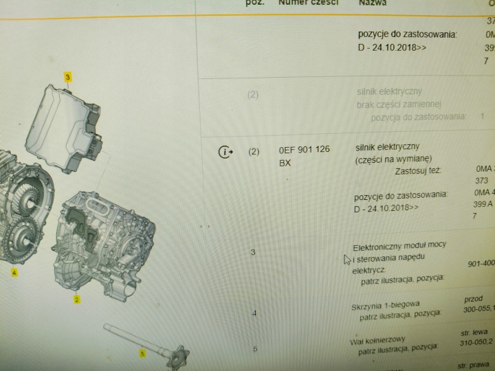 AUDI Q8 E-TRON 300KW 19R MOTEUR ÉLECTRIQUE AVANT 0MA300040D ENDOMMAGÉ