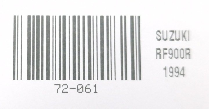 SUZUKI RF900R 94-97 RÉTROVISEUR DROIT