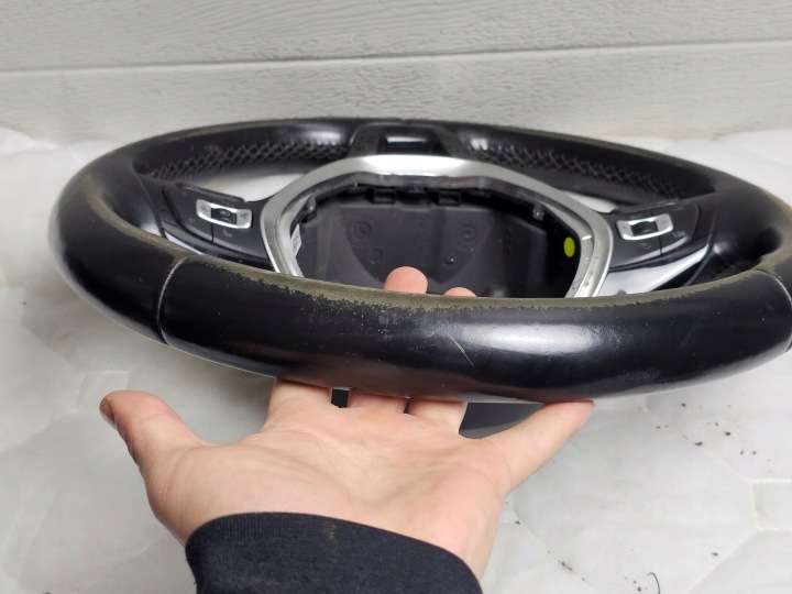 VOLANT MULTIFONCTION CUIR VW AMAROK TRANSPORTER T6 7E0419091AB