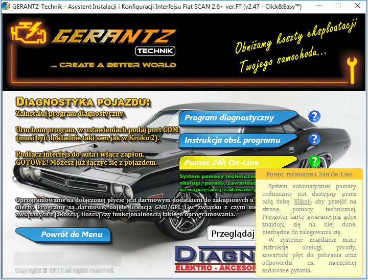 SKANER ERREURS I USTEREK FIAT ALFA-ROMEO LANCIA DIAGNOSTYKA |`96-2007 +3PIN
