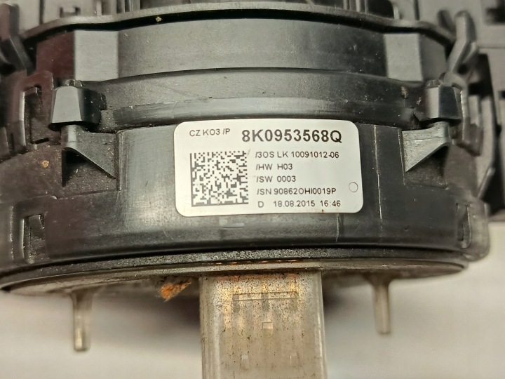 AUDI Q5 8R A4 A6 MANETTES BANDE COMMUTATEUR COMPOSITE 8K0953568Q 4G8953502AD
