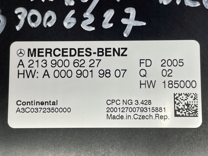 MERCEDES OE A2139006227 W213 MODULE CONTRÔLEUR BOÎTE DE VITESSES
