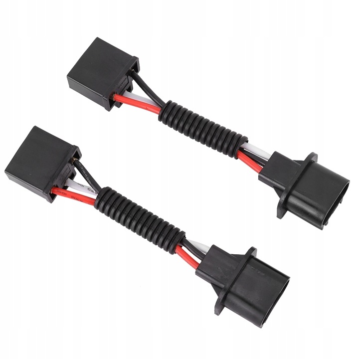 2 PCS POUR H13 MESKI SUR H4 ZENSKI ADAPTATEUR 75W