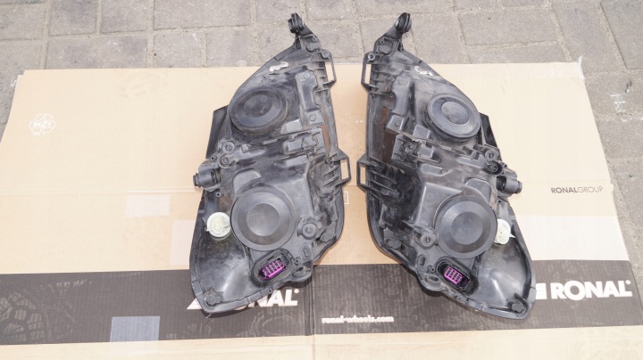 PHARES AVANT SKODA FABIA II 2 LIFT NOIR 5J1941018F