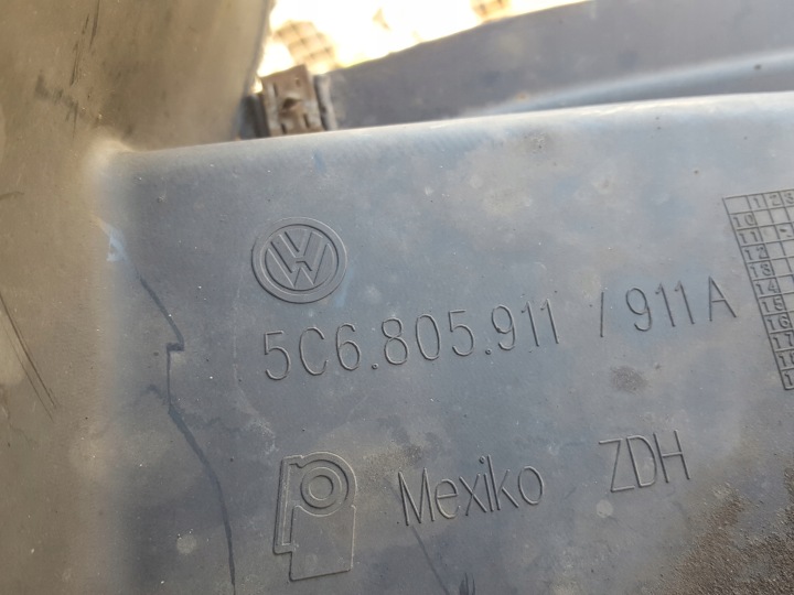 VW JETTA VI 5C 10-14R PASSAGE DE ROUE GAUCHE AVANT