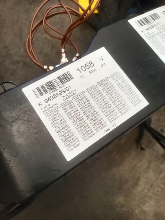 MERCEDES S550 W222 13-20 FAISCEAU DE CÂBLES INSTALLATION ÉLECTRIQUE A2225402040 USA
