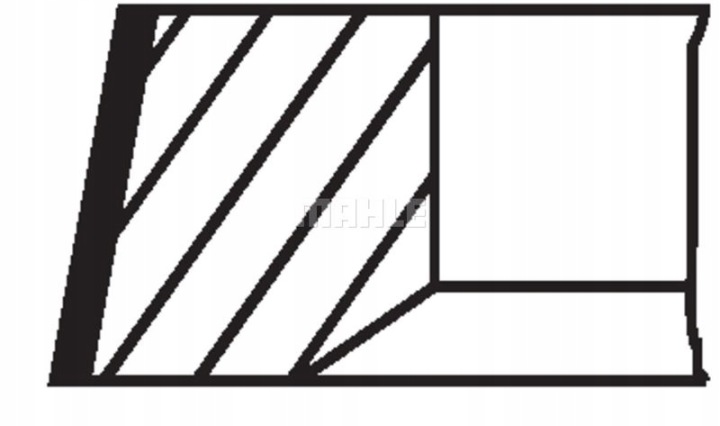 MAHLE KIT PIERSCIENI TLOKOWYCH FIAT 01004N1