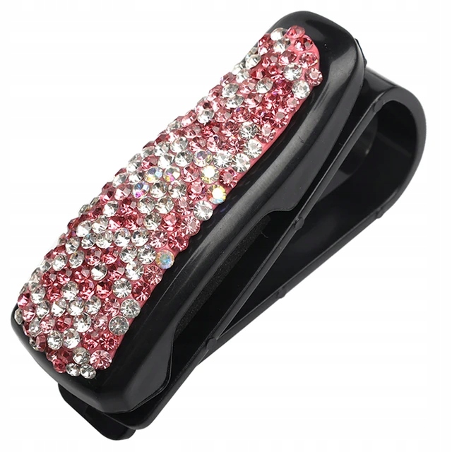 02 PROTECCIÓN ANTISOLAR INTERIOR COCHE RHINESTONE DIAMENTOWE KLIPSY D 