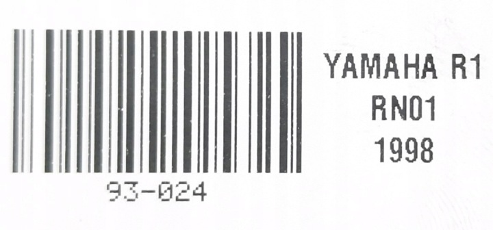 YAMAHA R1 RN01 98R SIÈGE CONDUCTEUR BANQUETTE ARRIÈRE SIÈGE
