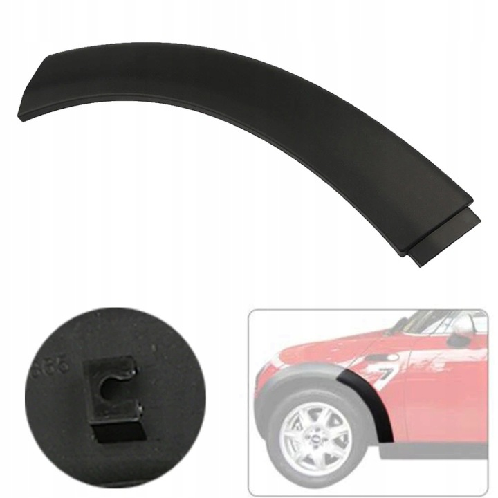 PROTECTION PASSAGE DE ROUE GAUCHE AVANT INFÉRIEURE 51131505865 VERS MINI COOPER R50R52R53