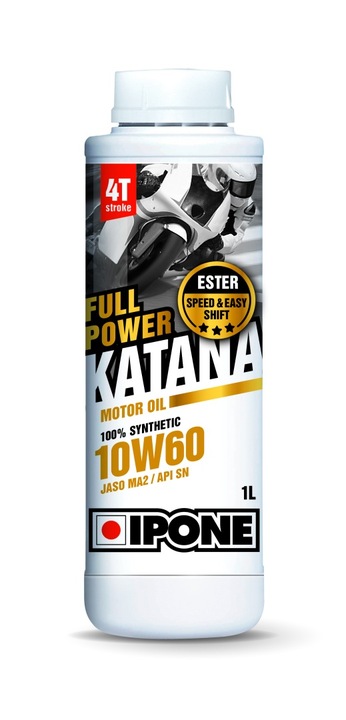 IPONE COMPLETO POWER KATANA 10W60 ACEITE 4T 100% SYN 1L 