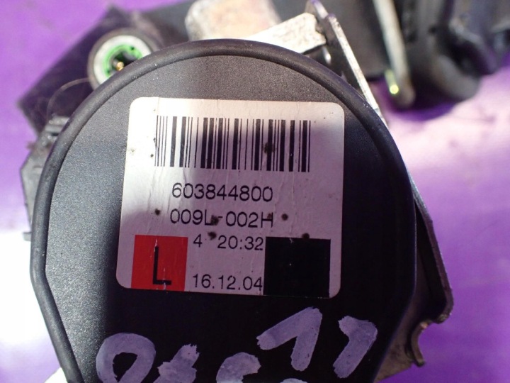 FORD FIESTA VI MK6 08-13 CEINTURE DE SÉCURITÉ GAUCHE AVANT 603844800
