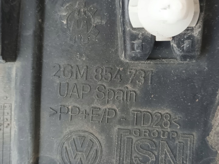 MOULURE AVANT GAUCHE VW T-CROSS 2GM AVANT GAUCHE