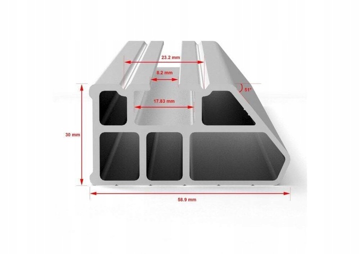 MALETERO DE TECHO VECTABARS MERCEDES SPRINTER 2006-2018 