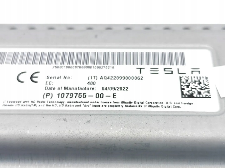 TESLA MODÈLE 3 MODULE CONTRÔLEUR ANTENNES EV MOTEUR ÉLECTRIQUE 225KW (306 HP)
