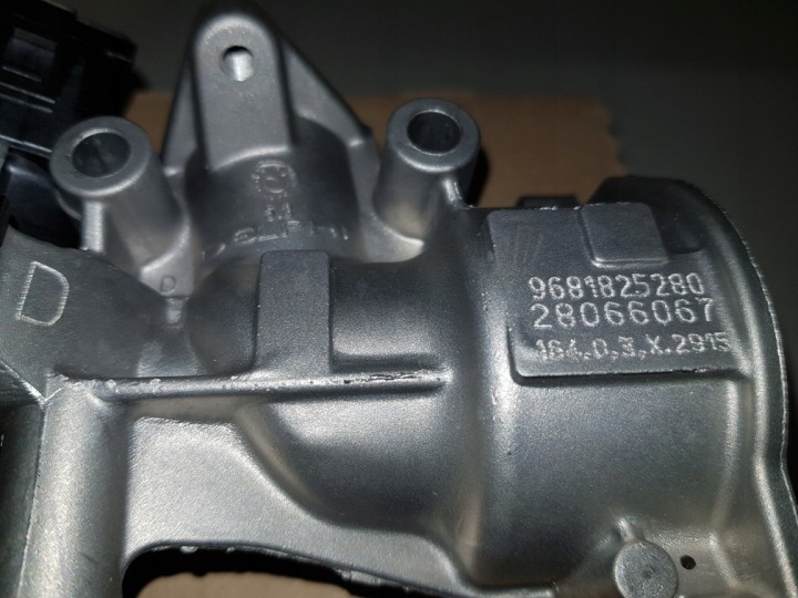 SOUPAPE RECYCLAGE GAZ D'ÉCHAPPEMENT EGR EG10396-12B1 DELPHI