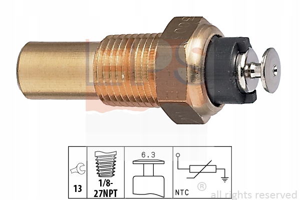 SENSORES TEMPERATURA (WEWNETRZNEJ, EPS 1.830.005 